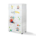 Packory kids plastic chest of drawers highlighting durable plastic construction