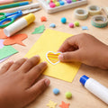 Collection of colorful heart shape stickers for journals