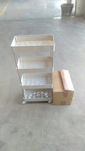 Compact steel kitchen rack ideal for kitchen organization