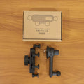 Detailed closeup of car air vent phone holder's secure grip and build quality