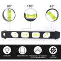 Durable aluminum frame spirit level tool for accurate home and workshop use