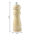 Classic spice grinder wooden manual pepper mill suitable for home kitchens