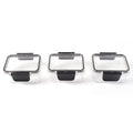 Air lock pro container with secure locking lid for kitchen storage