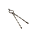 Set of Ganesh stainless steel tongs, highlighting their versatility and ergonomic handle.