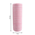 Pack of reusable kitchen cleaning cloth roll sheets
