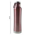 Stainless steel vacuum insulated water bottle for hot or cold drinks