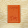 Travel passport wallet product image in premium PU leather