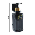 Bathroom liquid soap pump container bottle with easy mounting