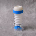 Kitchen sink tap water filter with impurity trap and splash guard