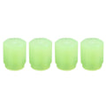 Light rim caps glowing for enhanced tire visibility