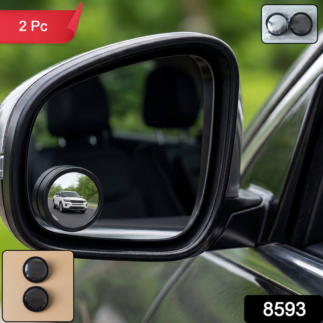 360° adjustable wide angle blind spot mirror on car side mirror