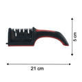 Dimensions of the manual 4-stage knife sharpener