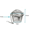 Reliable stainless steel tea strainer designed for effortless tea straining in any setting.