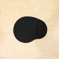 Person using ergonomic mouse pad for daily work