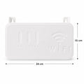 Size guide for wall mount WiFi router holder