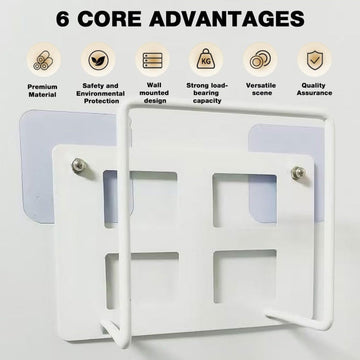 WiFi router wall mount bracket holder stand with open frame design