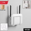 router bracket holder pack with adhesive pads and screws
