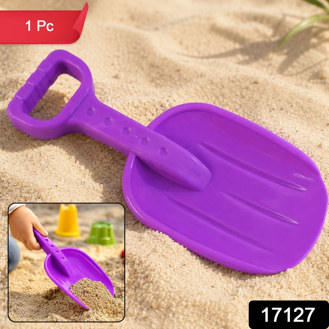Colorful kids beach sand shovel scoop toy suitable for outdoor sand play