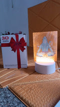 Lord Shiva LED night light illuminating a quiet room during meditation