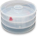 Front view of the Tidy Table 3 compartment sprout maker, ready for use in any kitchen.