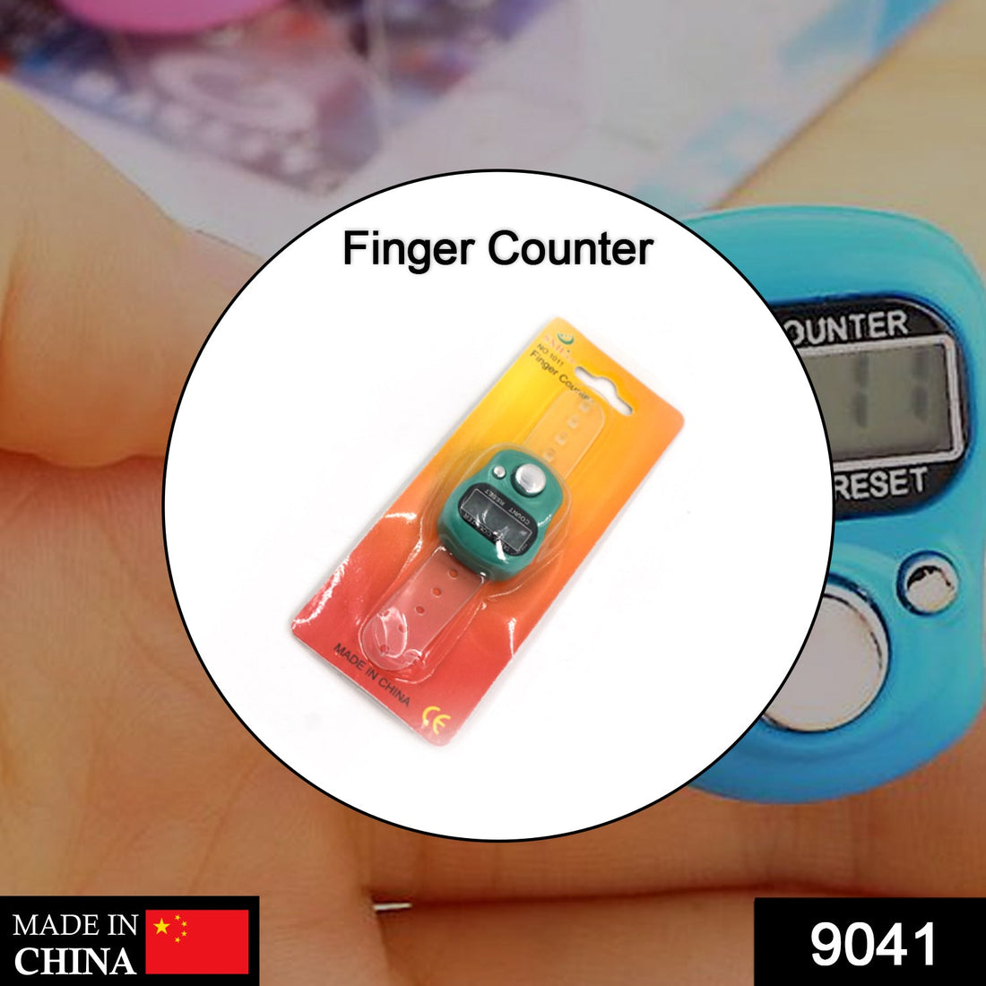Compact electronic tally counter for various counting tasks, showing its ergonomic design.