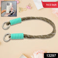 An overhead view showcasing multiple adjustable nylon phone wrist straps in various colors.