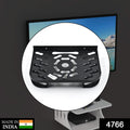 set top box holder, designed for space-saving organization of media devices.