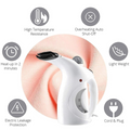 Dual-purpose steamer, highlighting its versatility for both clothes care and facial steam therapy.