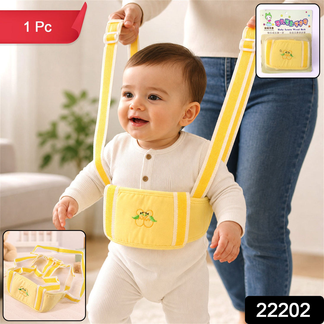 Baby walking assistance belt adjustable