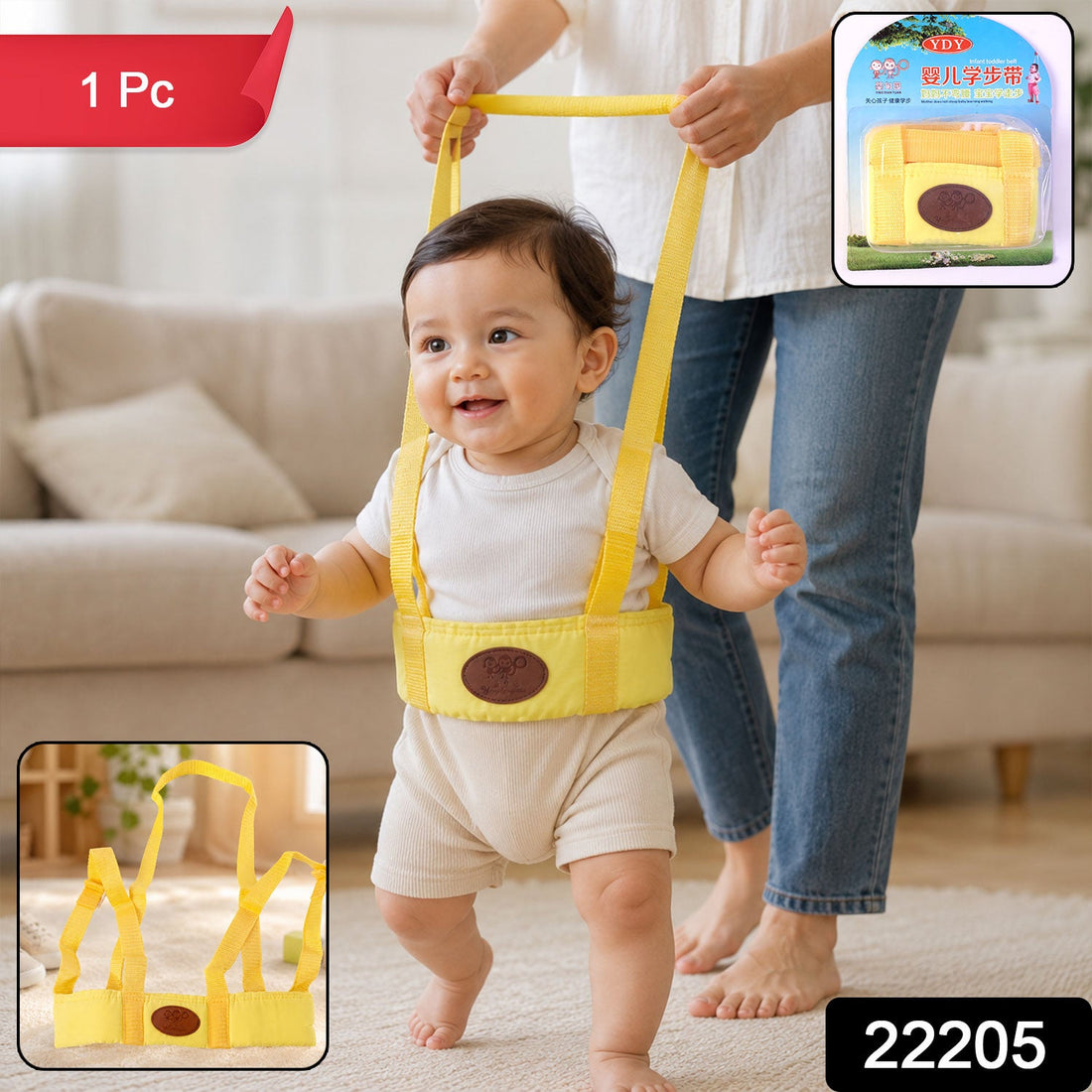 Baby walking assistant harness support