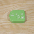 Size reference of the pill organizer box.