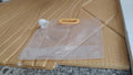 Lifestyle image showing portable airtight food storage bag with handle in kitchen