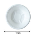 Vegnar 240ml compostable bowl with overlay showing product dimensions in centimeters