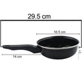Top-down view of the durable non-stick fry pan, ready for your favourite recipes.