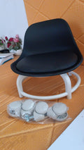 Waterproof PU leather seat material on the low rolling stool
