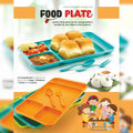 Complete 4-compartment dish set from , ideal for family dining.