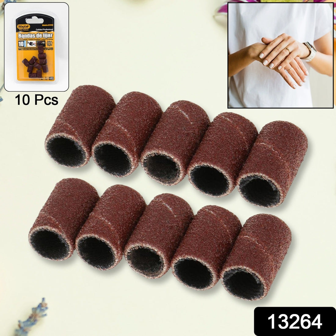 Nail drill sanding band machine replacement bits for manicure