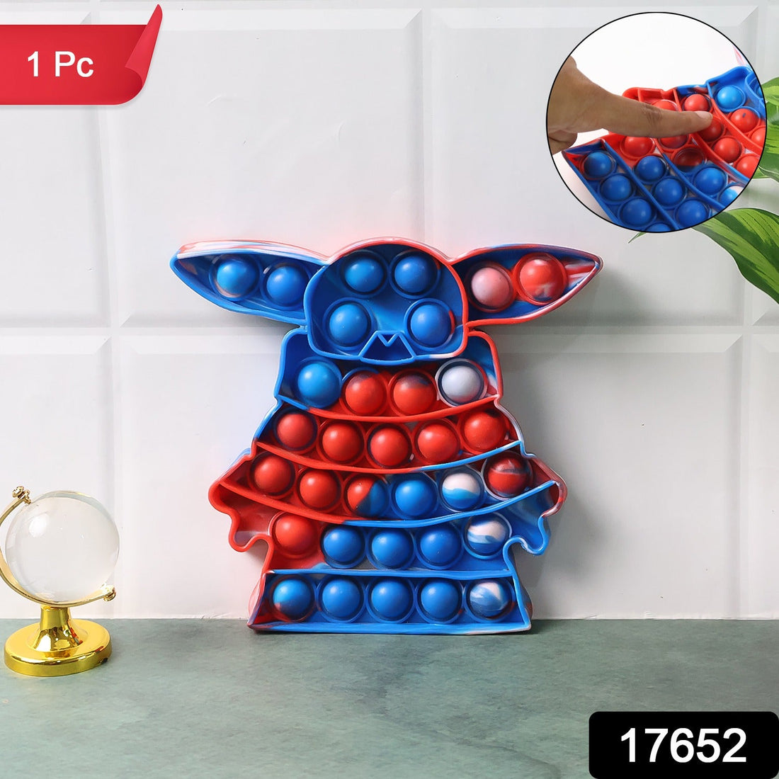 Premium cartoon shaped silicone Pop It fidget toy for stress relief