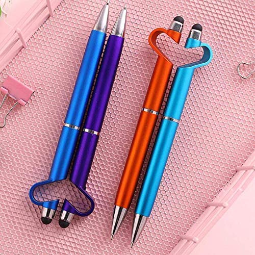 Multifunction 3-in-1 stylus pen displaying its convenient mobile stand feature.