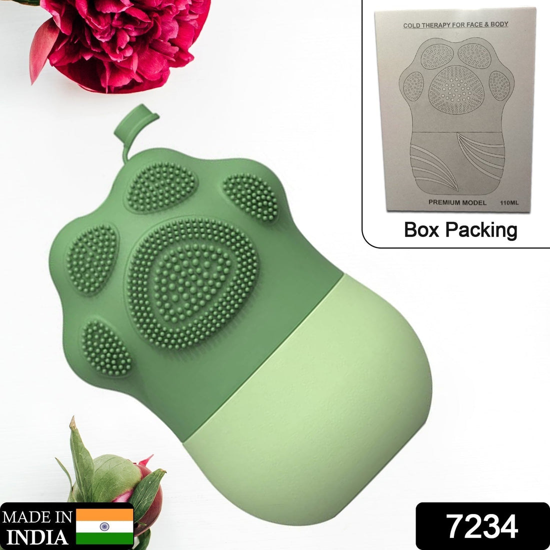 Non-Slip Silicone Ice Roller for Face for soothing skin care.