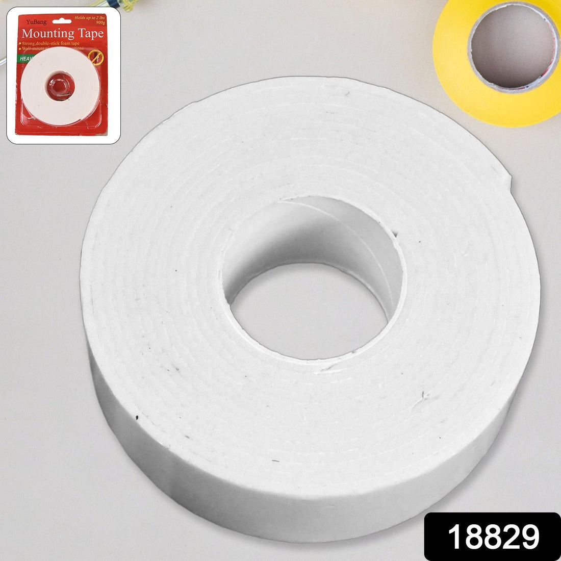 Strong double sided foam mounting tape large size by Styleva
