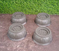 Vibration dampening pads with suction cups for washing machine