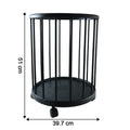Rolling laundry basket for organising washing at home