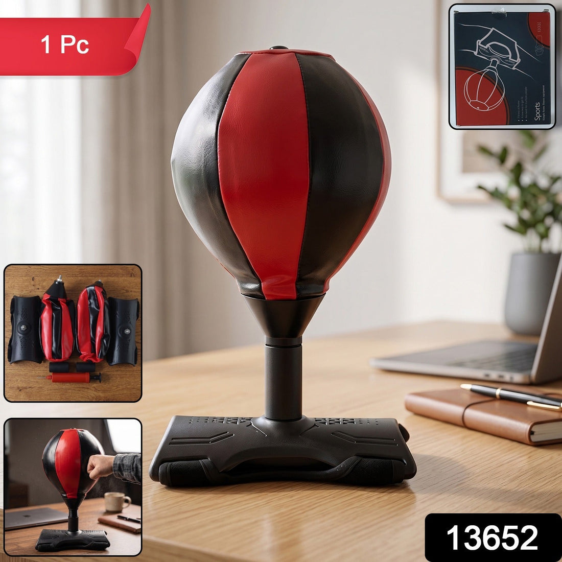 Inflatable boxing bag for effective indoor workout sessions