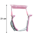Size comparison of kids safety wrist link strap