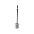 Silver air needle adapter for inflating sports balls