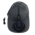 Solar fan baseball cap to stay cool in summer heat