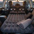 Car air mattress folded for easy storage or transport