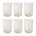 Supermom plastic glass with water and ice cubes inside