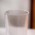 Close up of ribbed pattern on Supermom Casa Plastic Glass